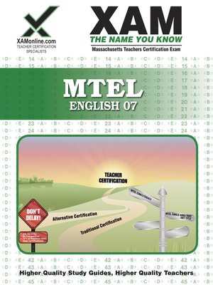 cover image of MTEL English 07